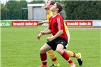 Wer kommt eher an den hohen Ball? Oberhaids Tim Waltrapp (rot) oder Ebensfelds Georg Lunkenbein (gelb)?